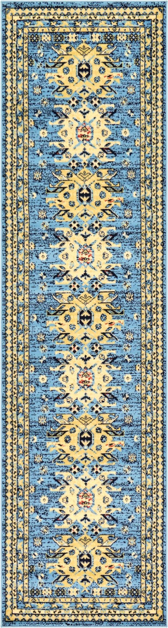  2' 7 x 10' Heris Runner Rug