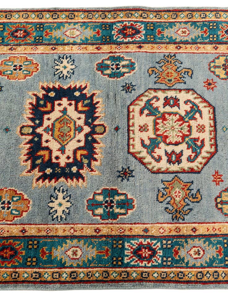 Detail image of  2' 6 x 9' 5  Hand Knotted Kazak Runner Rug