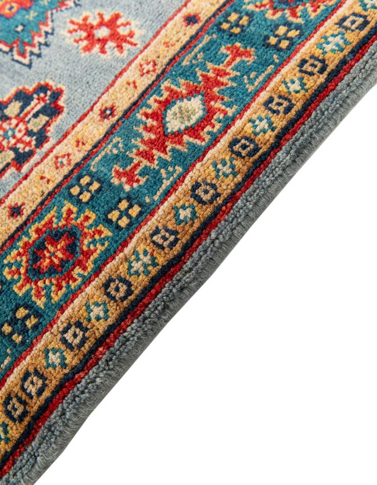 Detail image of  2' 6 x 9' 5  Hand Knotted Kazak Runner Rug