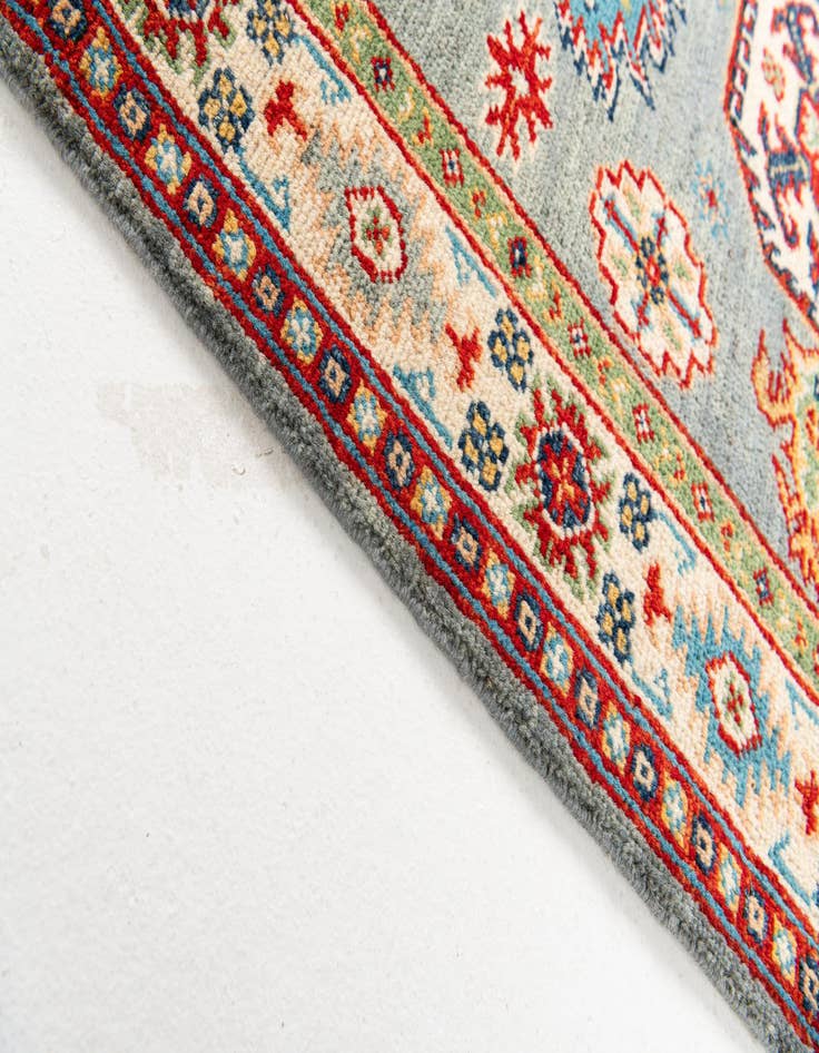 Detail image of  2' 9 x 9' 9  Hand Knotted Kazak Runner Rug