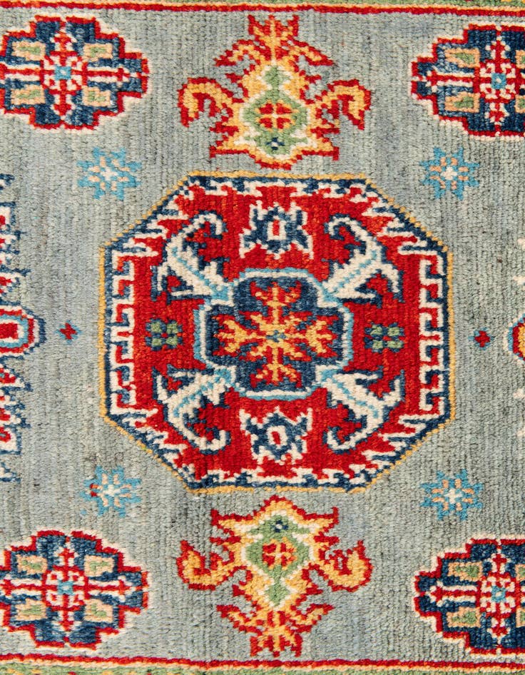 Detail image of  2' 9 x 9' 9  Hand Knotted Kazak Runner Rug