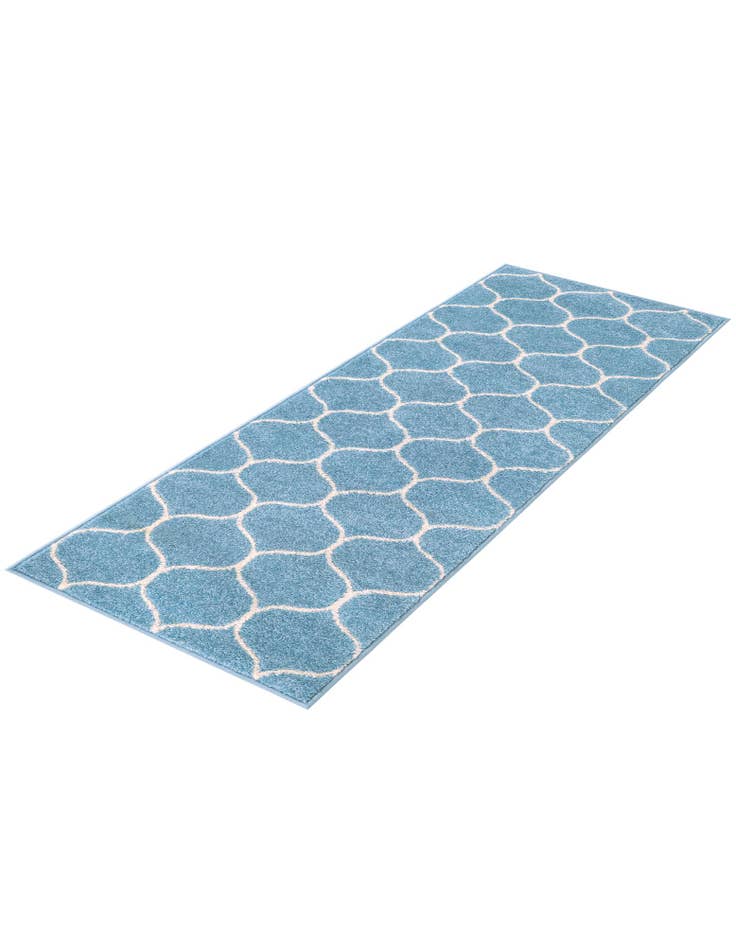 Detail image of  2' x 6' Lattice Frieze Runner Rug