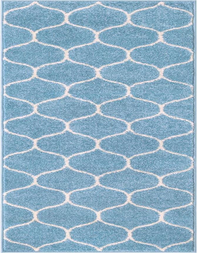 Detail image of 2' x 6' Lattice Frieze Runner Rug