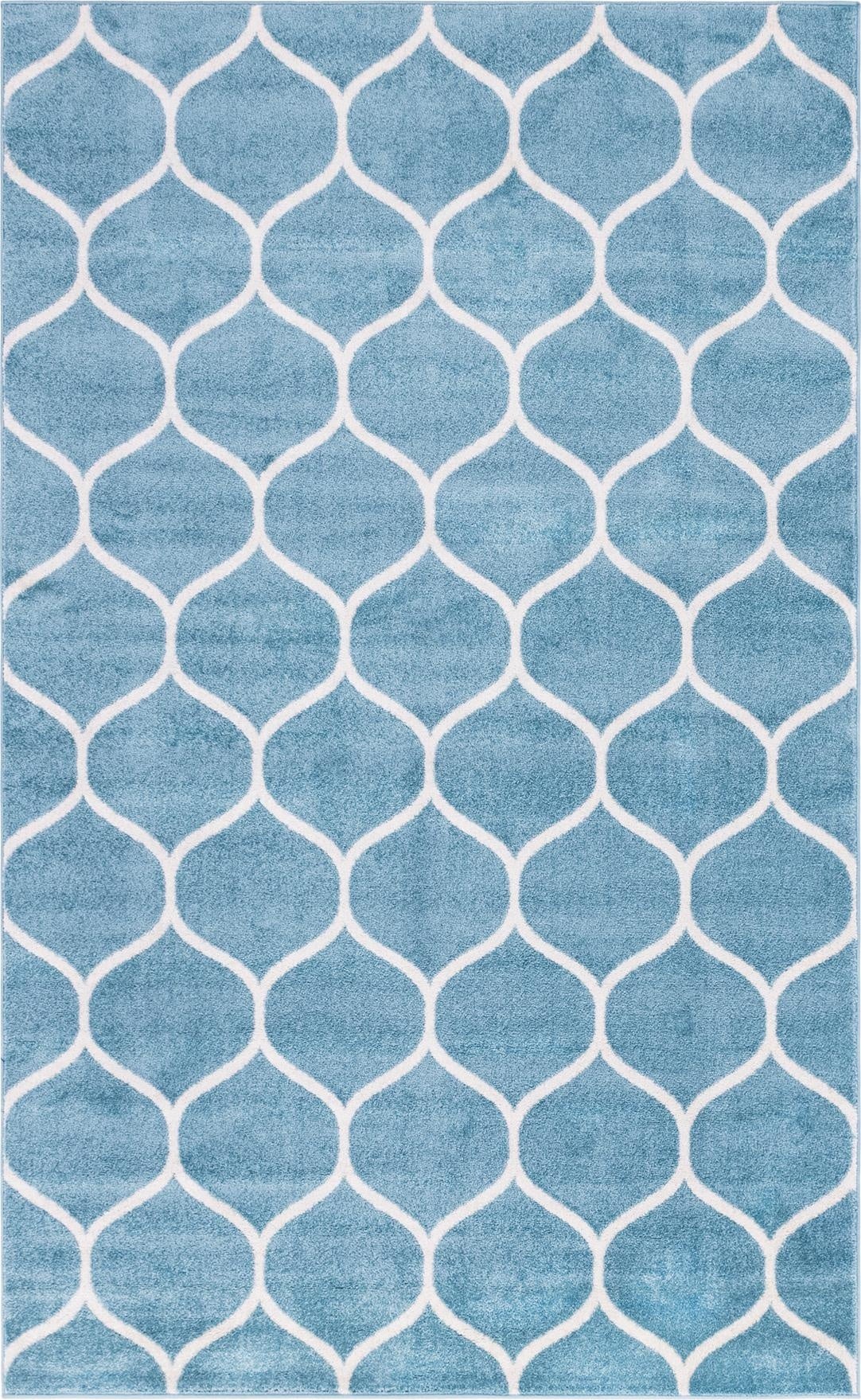  3' x 6' Lattice Frieze Runner Rug