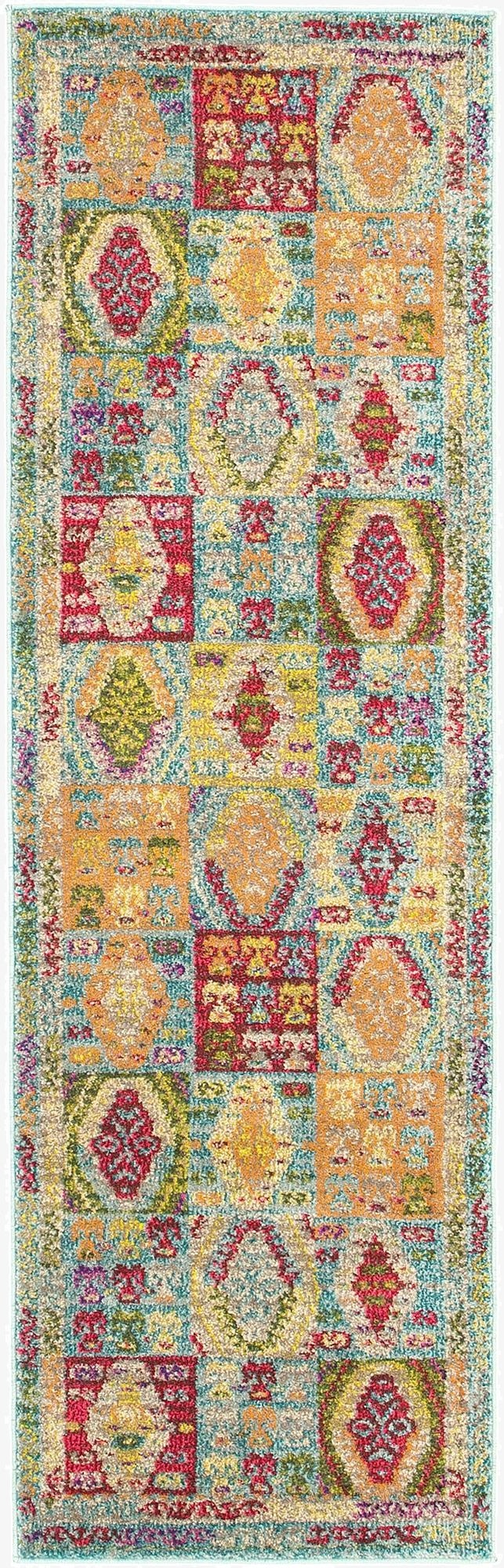  2' 2 x 6' 9  Washable Mesa Runner Rug