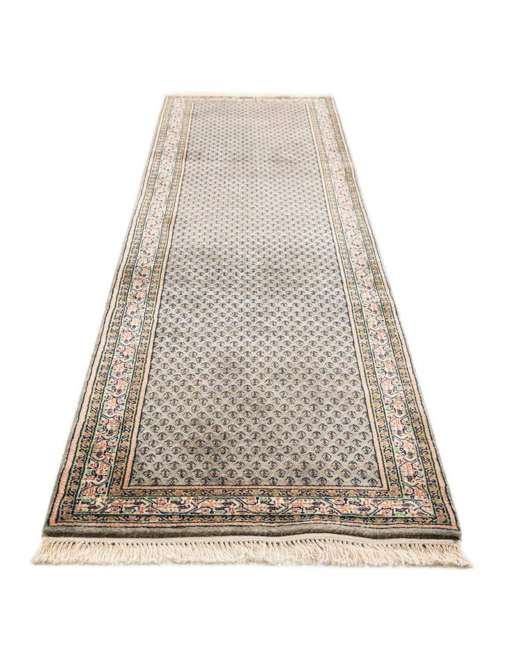 Detail image of  2' 9 x 10' 6  Hand Knotted Mir Wool Runner Rug