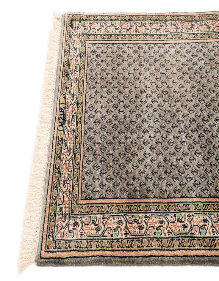 Detail image of  2' 9 x 10' 6  Hand Knotted Mir Wool Runner Rug