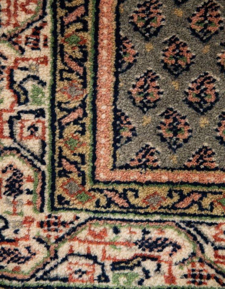 Detail image of  2' 9 x 10' 6  Hand Knotted Mir Wool Runner Rug