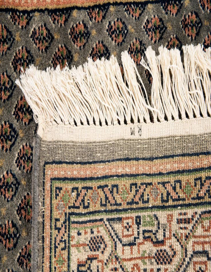 Detail image of  2' 9 x 10' 6  Hand Knotted Mir Wool Runner Rug