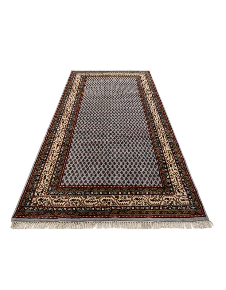 Detail image of  5' 4 x 10' 2  Hand Knotted Mir Wool Runner Rug