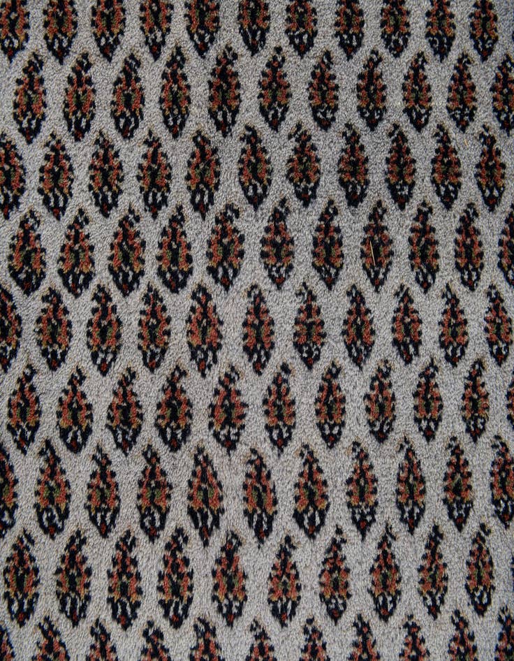 Detail image of  5' 4 x 10' 2  Hand Knotted Mir Wool Runner Rug