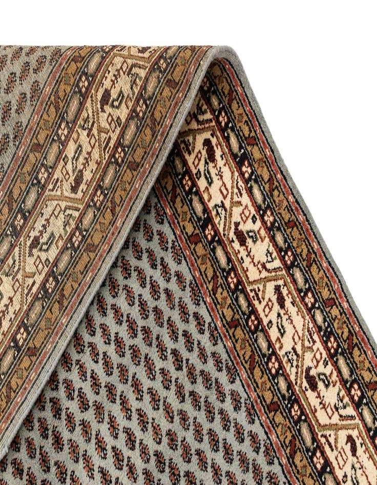 Detail image of  5' 4 x 10' 3  Hand Knotted Mir Wool Runner Rug