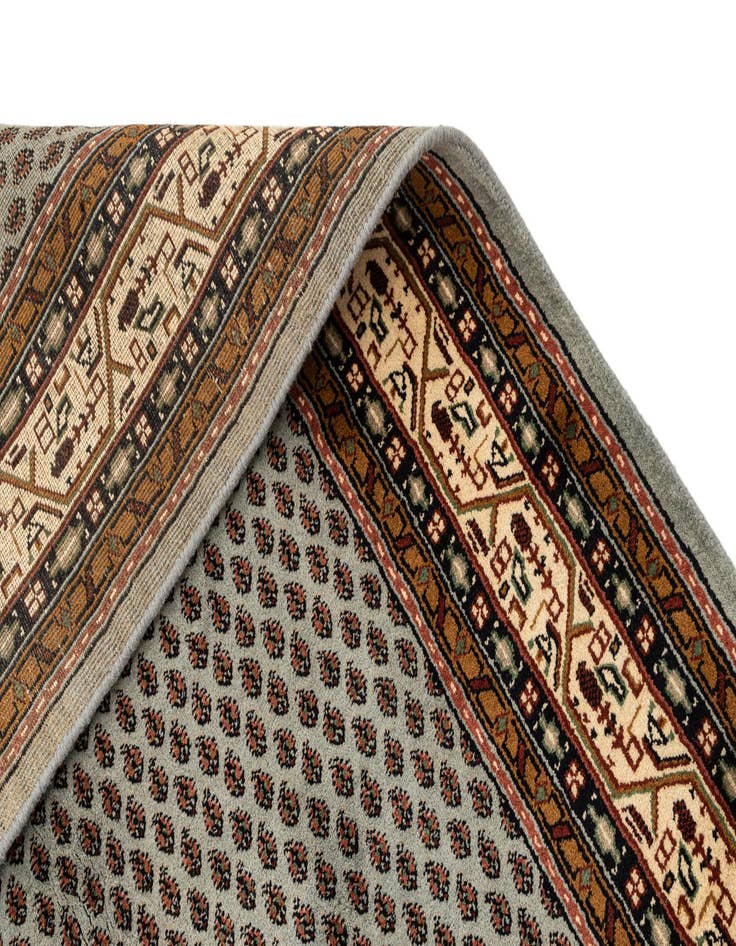 Detail image of  5' 4 x 10' 2  Hand Knotted Mir Wool Runner Rug