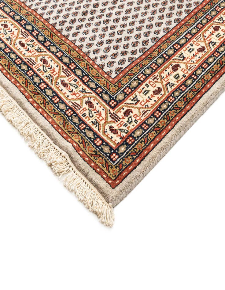 Detail image of  6' x 11' 4  Hand Knotted Mir Wool Runner Rug