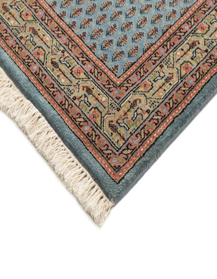 Detail image of  2' 8 x 10'  Hand Knotted Mir Wool Runner Rug