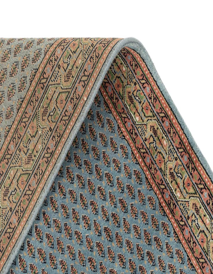 Detail image of  2' 8 x 10'  Hand Knotted Mir Wool Runner Rug