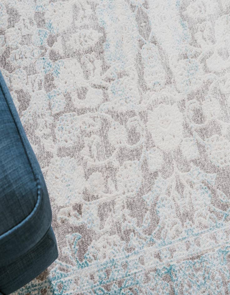 Detail image of  2' 7 x 10' Modern Classical Runner Rug