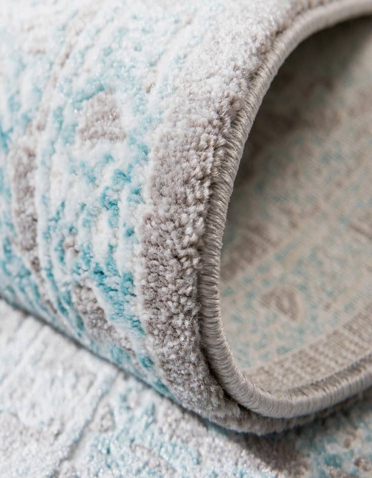 Detail image of  2' 7 x 10' Modern Classical Runner Rug