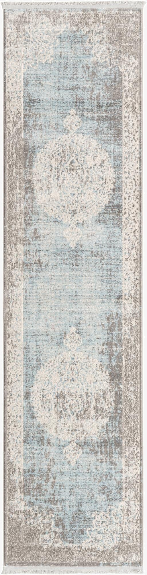  2' 7 x 10' Modern Classical Runner Rug
