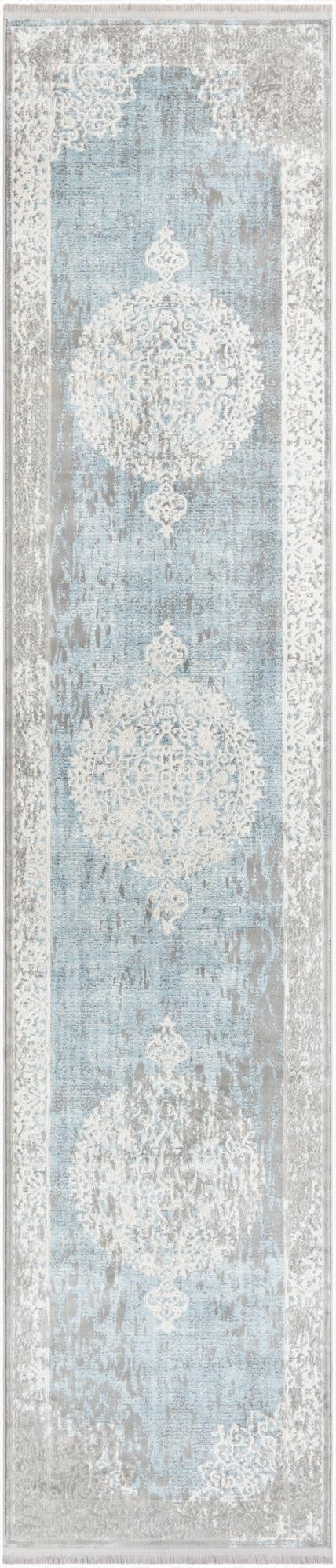  2' 7 x 12' Modern Classical Runner Rug