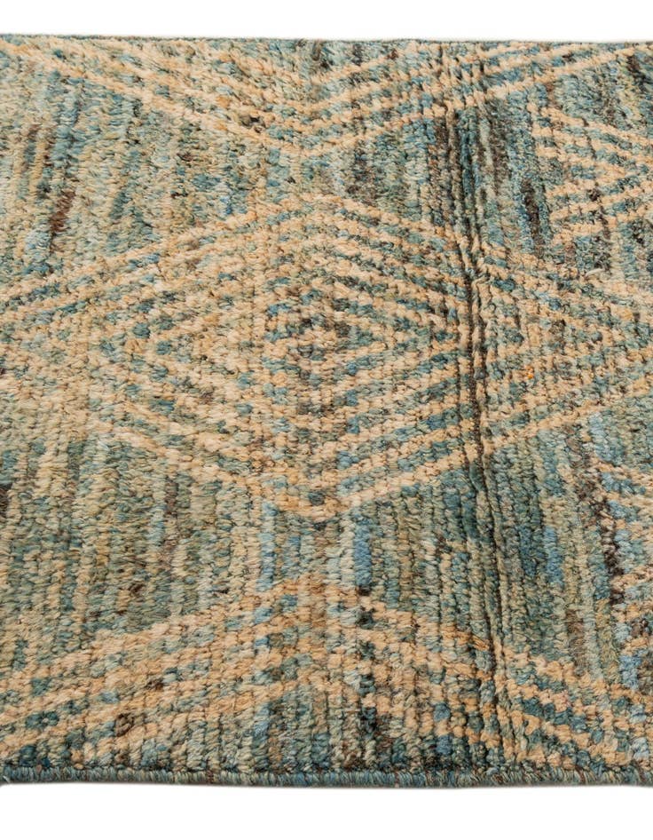 Detail image of  3' 4 x 10' 8  Hand Knotted Moroccan Wool Runner Rug