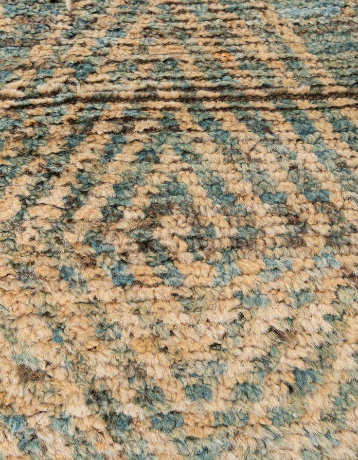 Detail image of  3' 4 x 10' 8  Hand Knotted Moroccan Wool Runner Rug