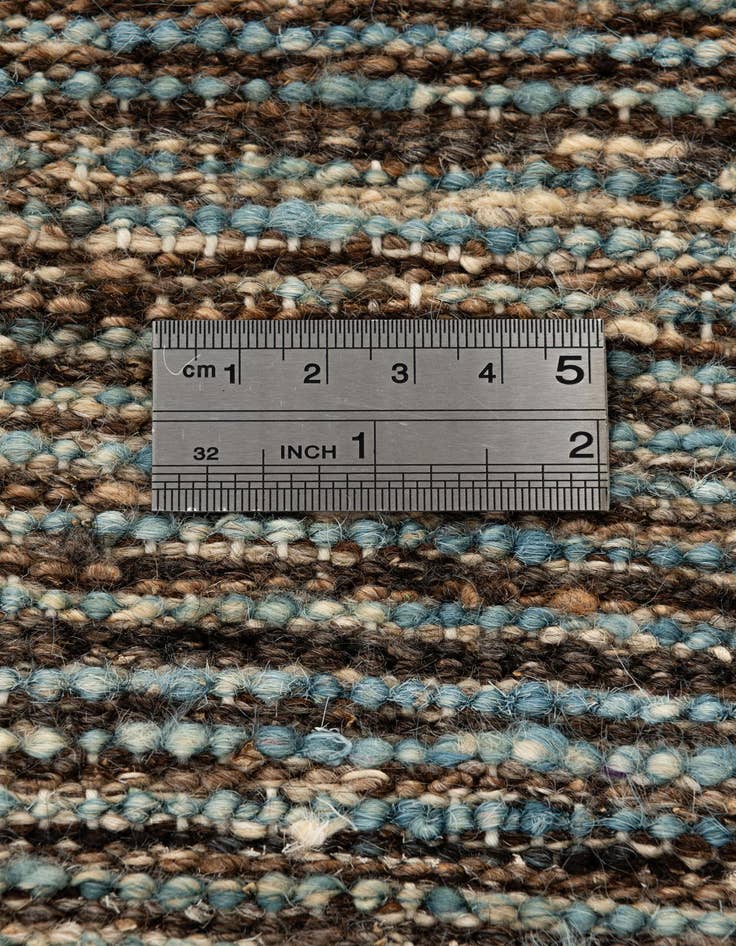 Detail image of  3' 3 x 16'  Hand Knotted Moroccan Wool Runner Rug