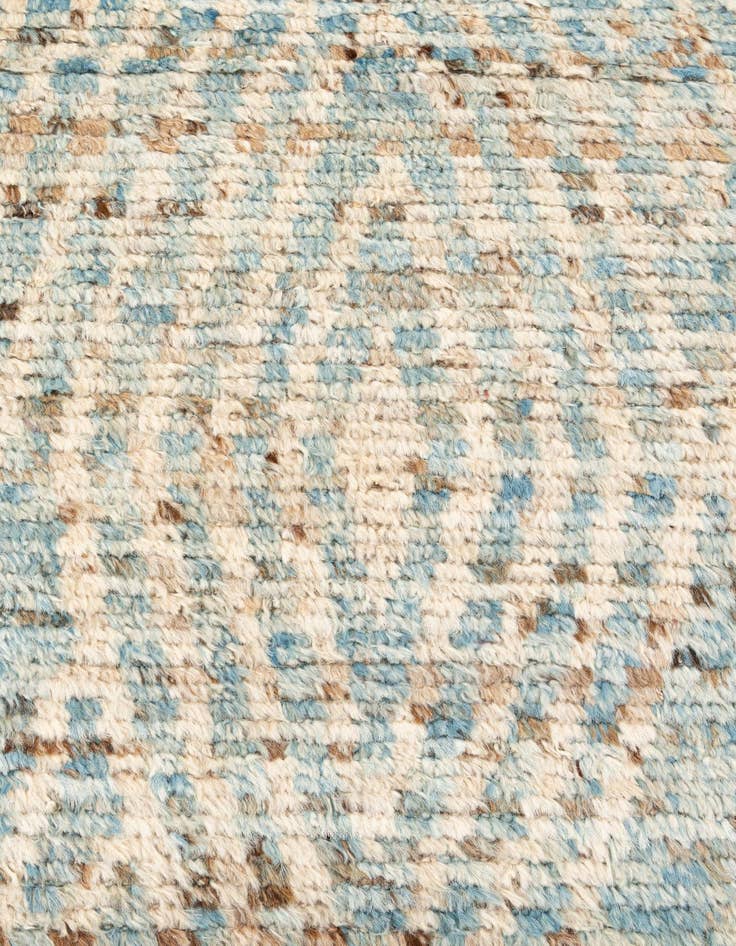 Detail image of  3' x 16' 3  Hand Knotted Moroccan Wool Runner Rug