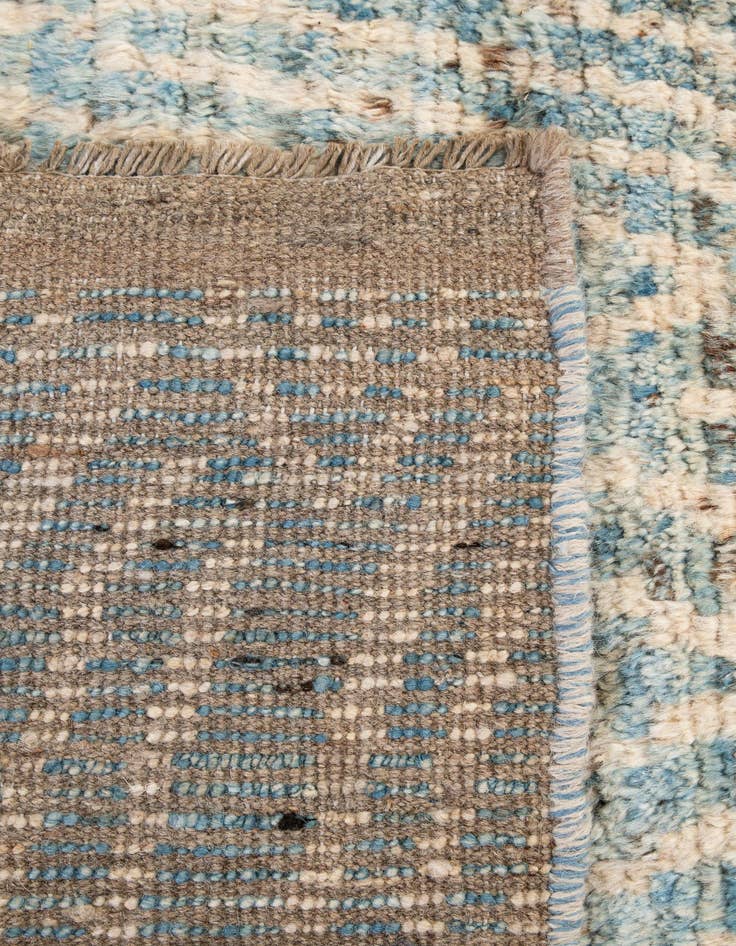 Detail image of  3' x 16' 3  Hand Knotted Moroccan Wool Runner Rug