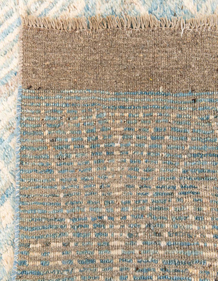 Detail image of  3' 1 x 16' 7  Hand Knotted Moroccan Wool Runner Rug