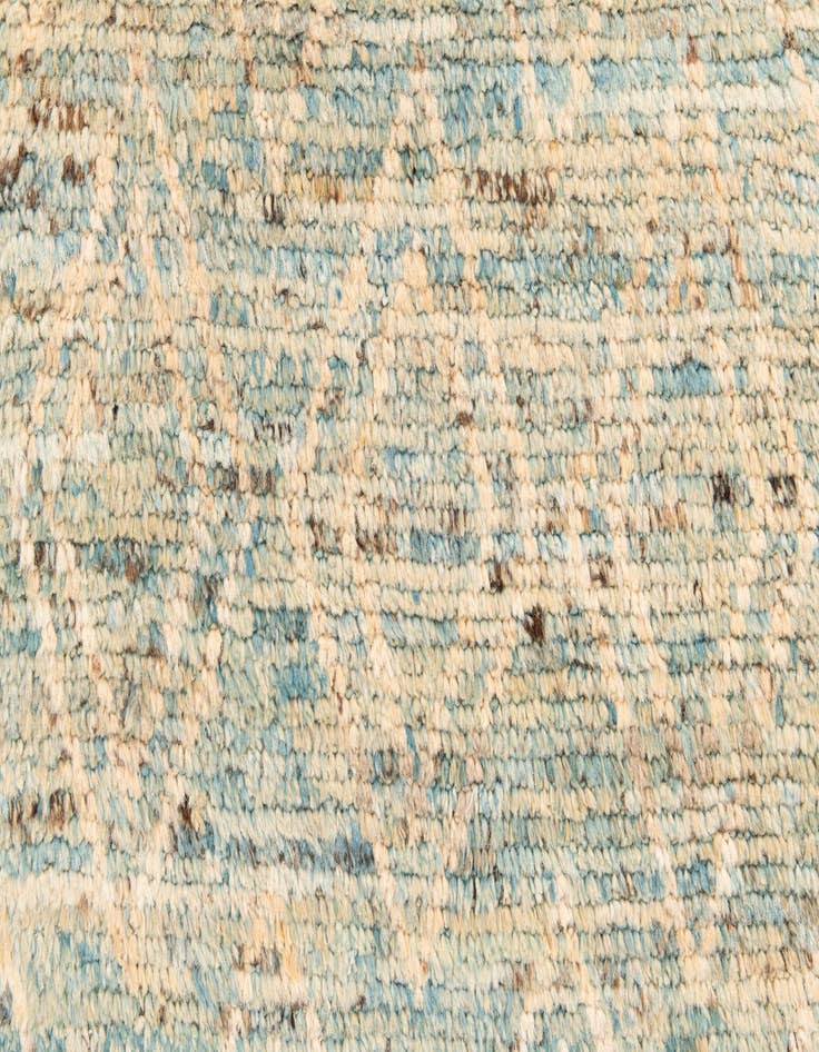 Detail image of  3' 1 x 16'  Hand Knotted Moroccan Wool Runner Rug