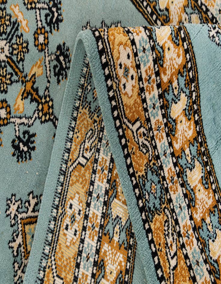 Detail image of  3' 6 x 10' 4  Hand Knotted Moroccan Wool Runner Rug