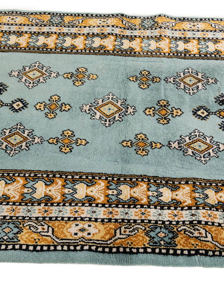 Detail image of  3' 6 x 10' 4  Hand Knotted Moroccan Wool Runner Rug