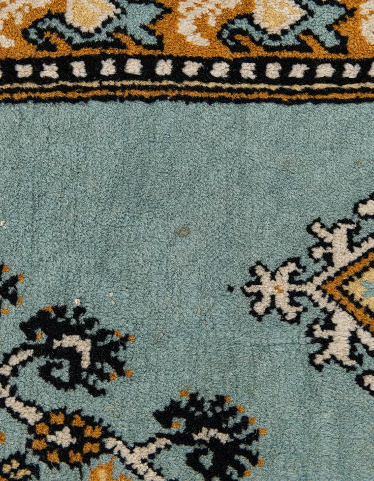Detail image of  3' 6 x 10' 4  Hand Knotted Moroccan Wool Runner Rug