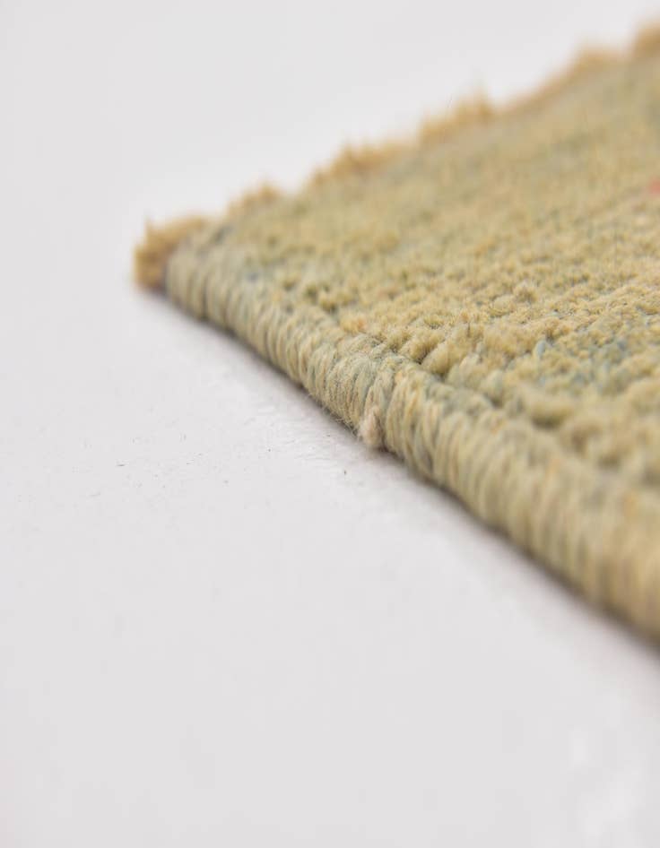 Detail image of  4' 4 x 8' 4  Hand Knotted Oushak Wool Runner Rug