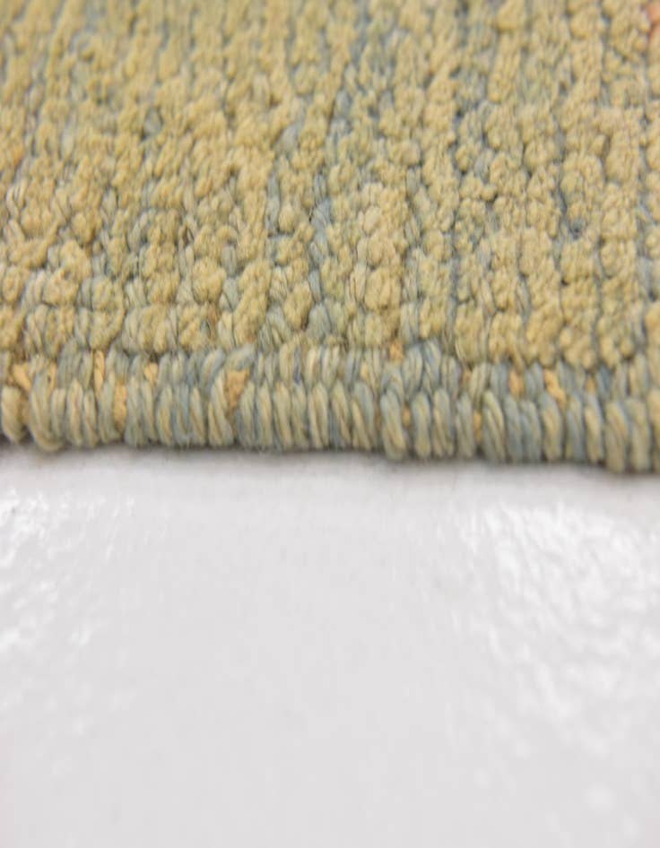 Detail image of  4' 4 x 8' 4  Hand Knotted Oushak Wool Runner Rug