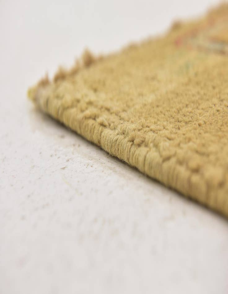 Detail image of  4' 3 x 7'  Hand Knotted Oushak Wool Runner Rug