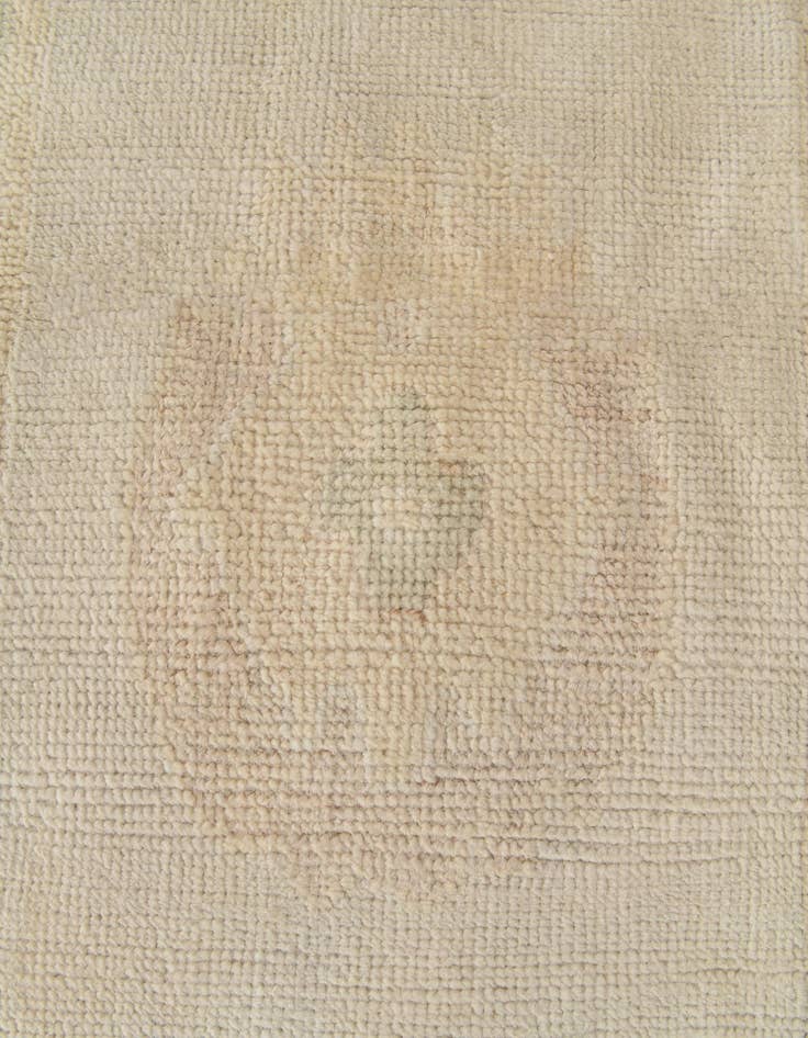 Detail image of  2' 6 x 11'  Hand Knotted Oushak Wool Runner Rug