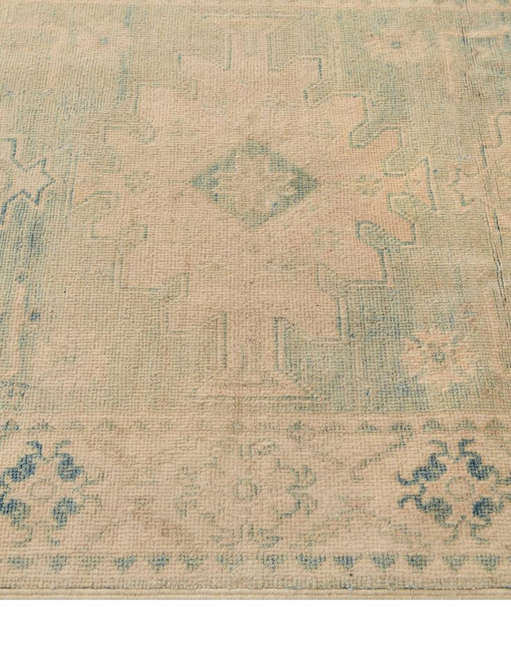 Detail image of  2' 9 x 8' 6  Hand Knotted Oushak Wool Runner Rug