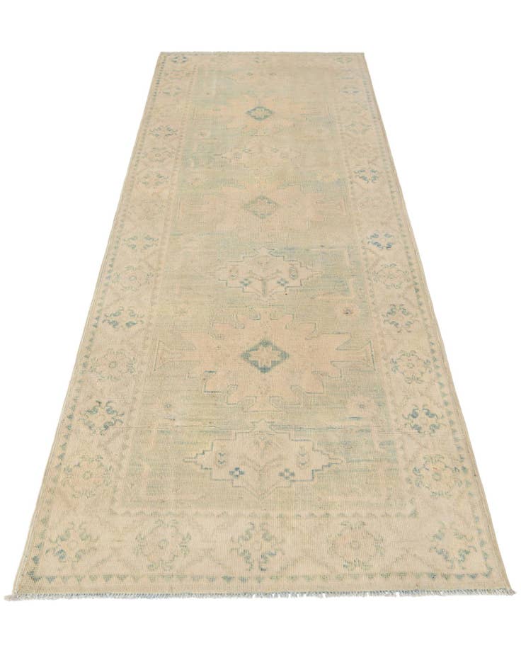 Detail image of  2' 9 x 8' 6  Hand Knotted Oushak Wool Runner Rug