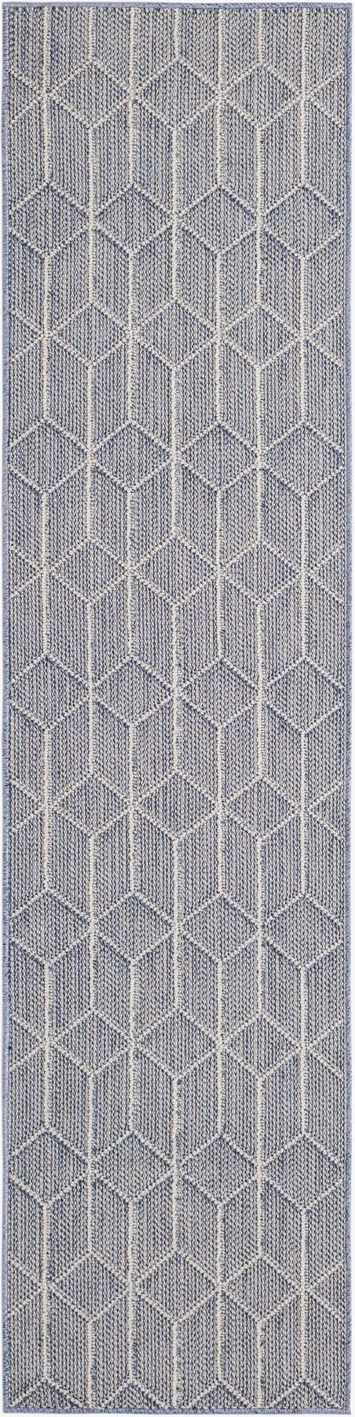  2' x 8'  Washable Lattice Indoor / Outdoor Runner Rug