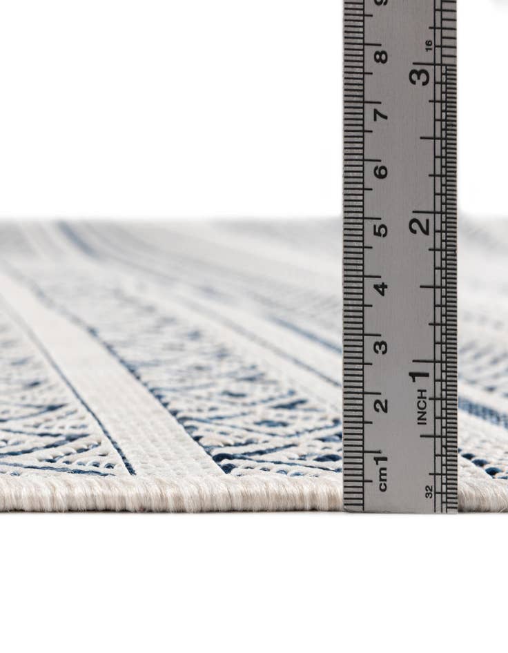 Detail image of  2' 7 x 12'  Washable Ribbon Indoor / Outdoor Runner Rug