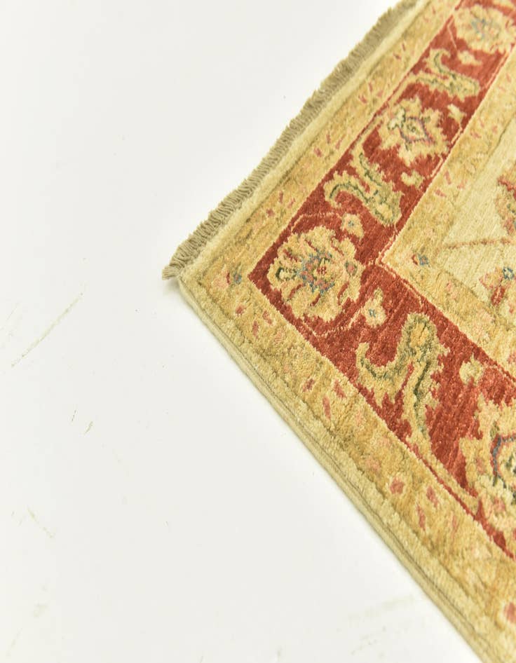 Detail image of  3' 10 x 17' 6  Hand Knotted Peshawar Ziegler Runner Rug