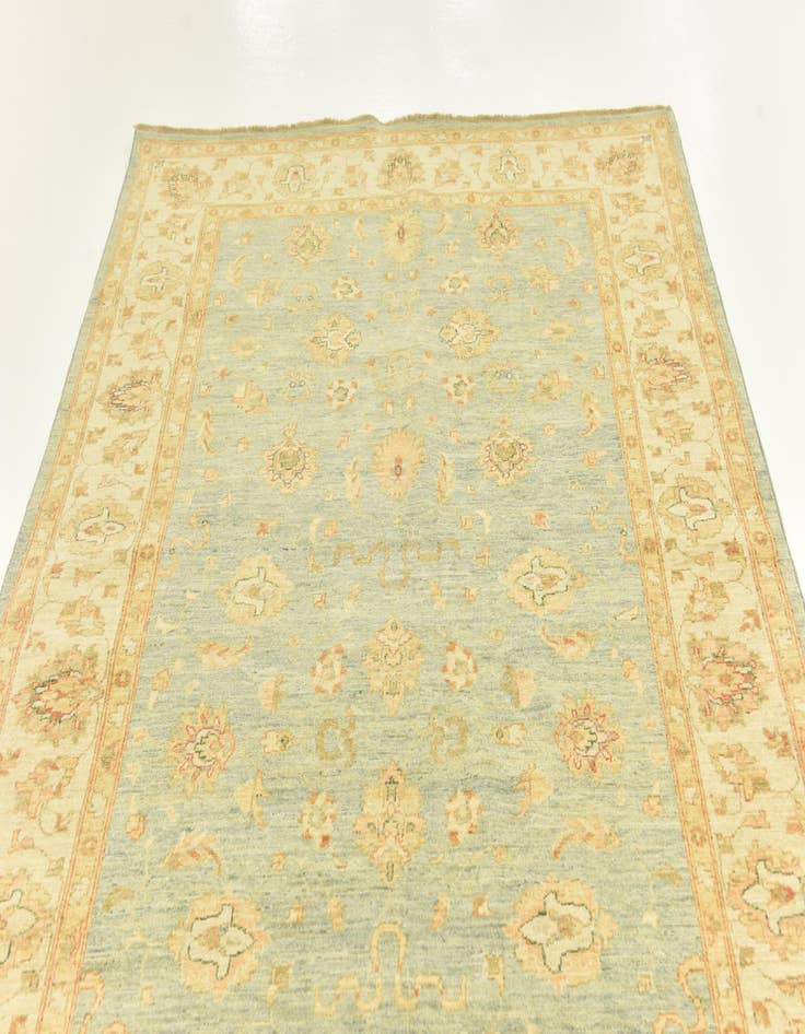 Detail image of  6' x 16'  Hand Knotted Peshawar Ziegler Runner Rug