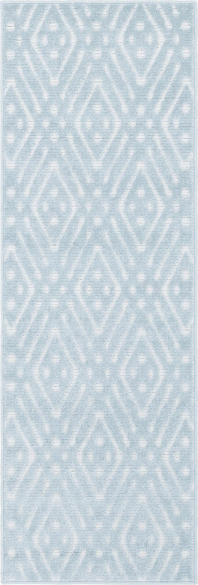  2' x 6'  Washable Sabrina Soto Ella Indoor / Outdoor Runner Rug