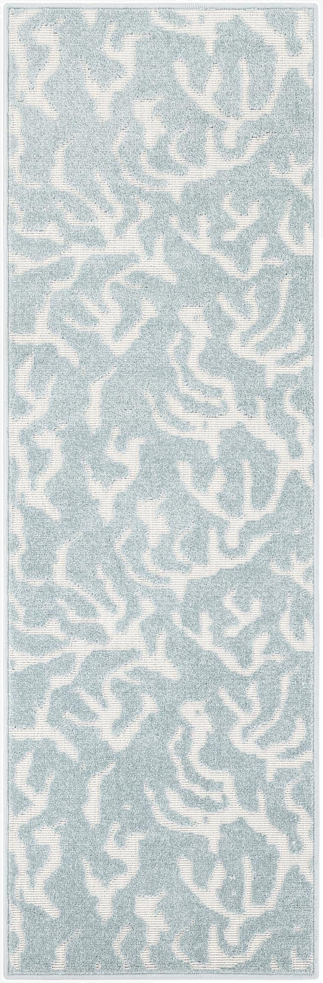  2' x 6'  Washable Sabrina Soto Indoor / Outdoor Runner Rug