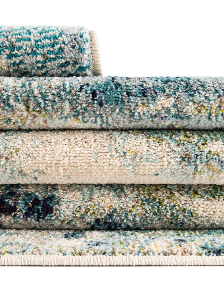 Detail image of  2' 2 x 6' 9  Washable Theia Runner Rug
