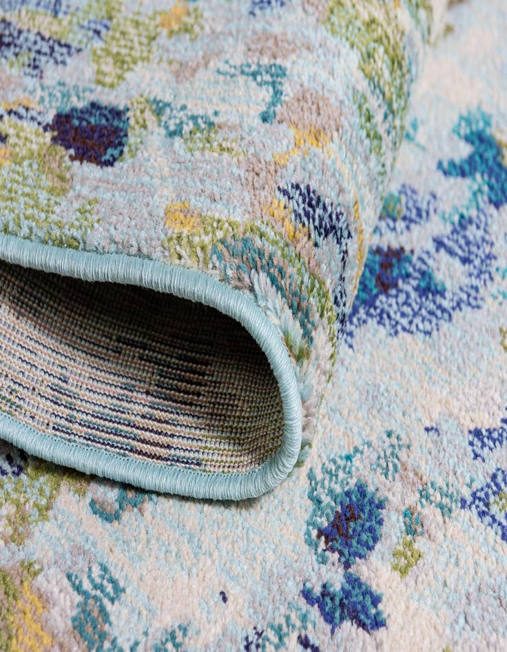 Detail image of  2' 2 x 6'  Washable Theia Runner Rug