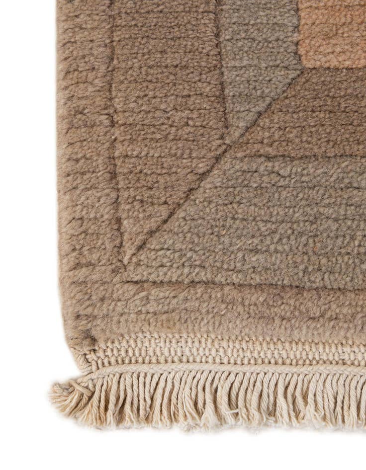 Detail image of  2' 1 x 3' 11  Hand Knotted Tibet Wool Runner Rug