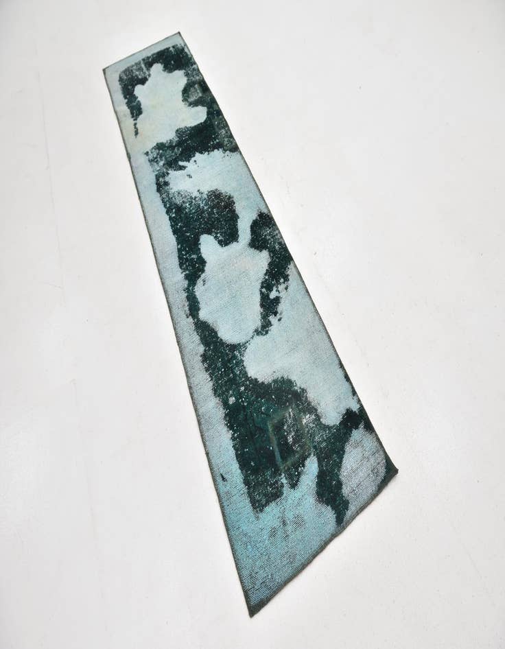 Detail image of  2' 2 x 8' 8  Hand Knotted Ultra Vintage Persian Wool Runner Rug